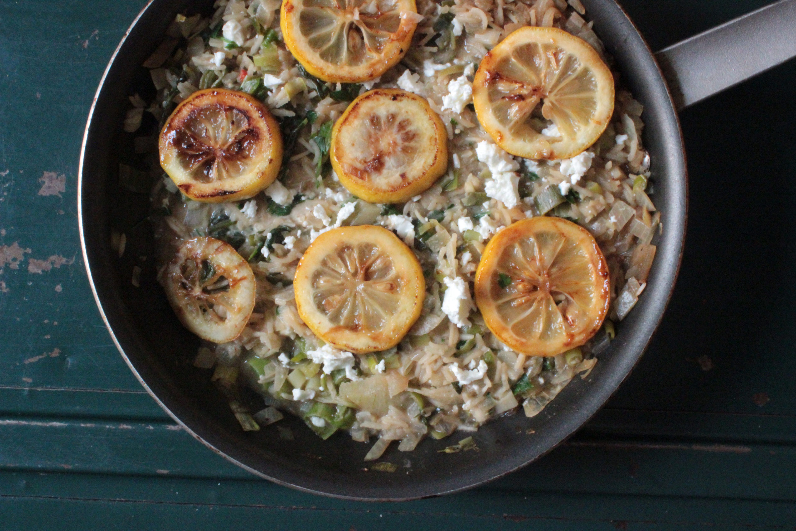 Orzo Aux Poireaux, Aux épinards Et Aux Citrons – J'aime Trop Manger